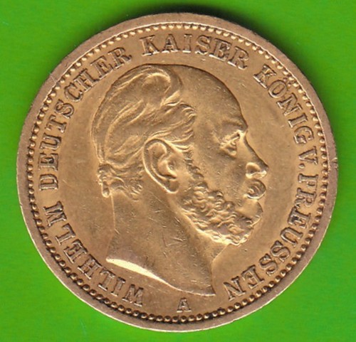 Gold preußen mark coin - preußen,