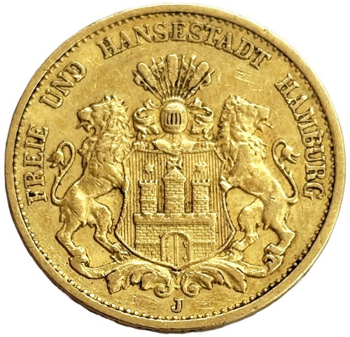 1893 gold german state - gold,
