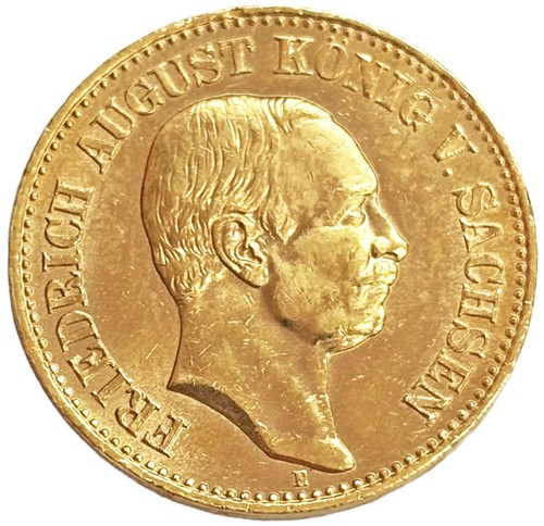 1905 gold saxony - gold, 20