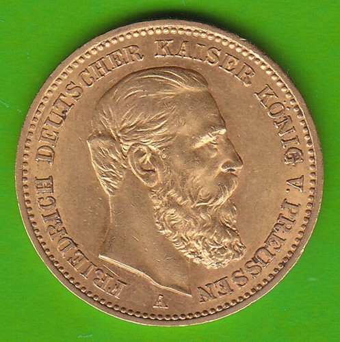 Gold coin preußen mark - coin,