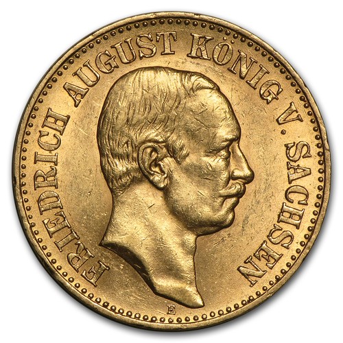 Germany gold mark saxony - gold,