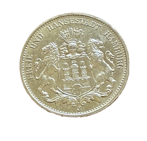 Germany hamburg 1899 - j, gold